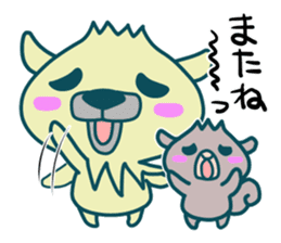 Small animals"Kuri and Hoco" sticker #1793358