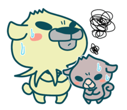 Small animals"Kuri and Hoco" sticker #1793359