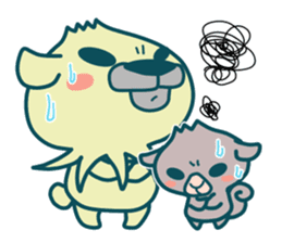 Small animals"Kuri and Hoco" sticker #1793359
