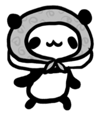Brush panda sticker #1793402
