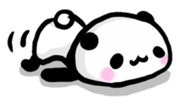 Brush panda sticker #1793403
