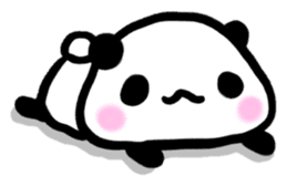 Brush panda sticker #1793404