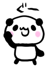 Brush panda sticker #1793414