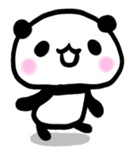 Brush panda sticker #1793429