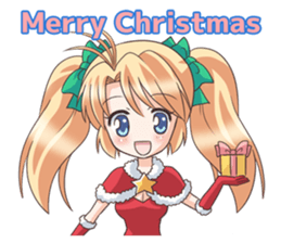 The girl of  swimming suit and  uniform sticker #1793791