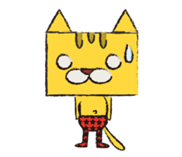 It is a cat.! sticker #1794085