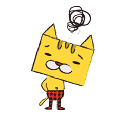 It is a cat.! sticker #1794092