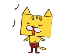 It is a cat.! sticker #1794095