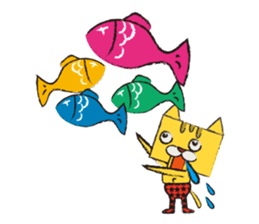 It is a cat.! sticker #1794101