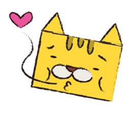 It is a cat.! sticker #1794114