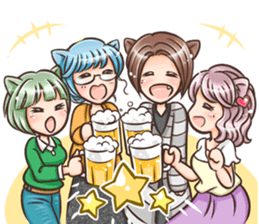 NEKOMIMI Girl's- Daily Life sticker #1794580