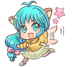 NEKOMIMI Girl's- Daily Life sticker #1794599