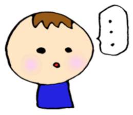 A baby and family sticker #1795089