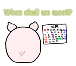 Family of pigs (English) sticker #1795165