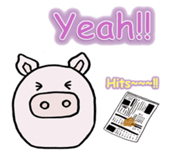 Family of pigs (English) sticker #1795169