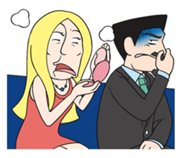 The Train People in Japan sticker #1795321