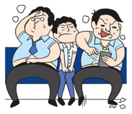 The Train People in Japan sticker #1795323