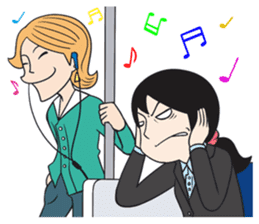 The Train People in Japan sticker #1795326