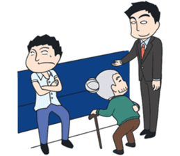 The Train People in Japan sticker #1795327