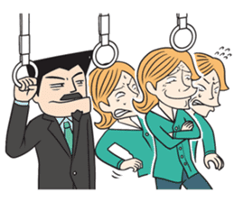 The Train People in Japan sticker #1795329