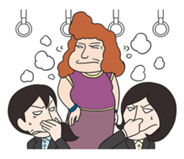 The Train People in Japan sticker #1795330