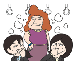 The Train People in Japan sticker #1795330