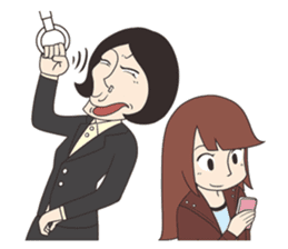 The Train People in Japan sticker #1795333