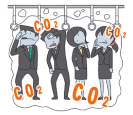 The Train People in Japan sticker #1795337