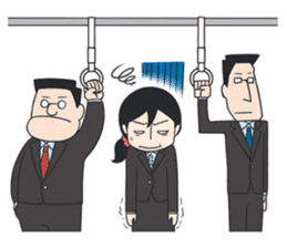 The Train People in Japan sticker #1795343