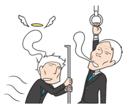 The Train People in Japan sticker #1795357