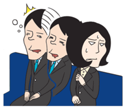 The Train People in Japan sticker #1795358