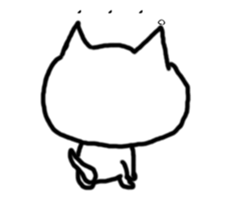 Cat drawn in graffiti sticker #1796249