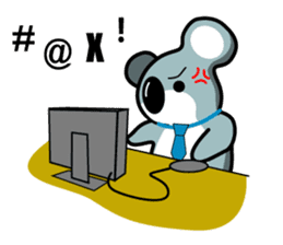Kawaii Koala Mr Muddy Vol.1.0 sticker #1796526