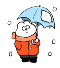 INU & USAGI's WINTER VACATION sticker #1796601