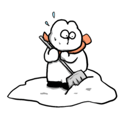 INU & USAGI's WINTER VACATION sticker #1796605