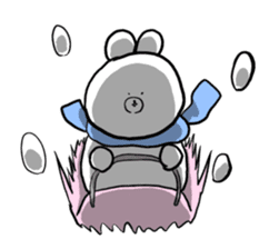 INU & USAGI's WINTER VACATION sticker #1796606