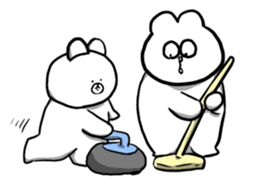 INU & USAGI's WINTER VACATION sticker #1796612