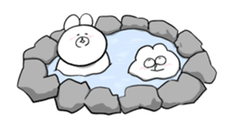 INU & USAGI's WINTER VACATION sticker #1796616