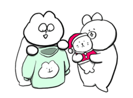 INU & USAGI's WINTER VACATION sticker #1796621