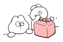 INU & USAGI's WINTER VACATION sticker #1796630