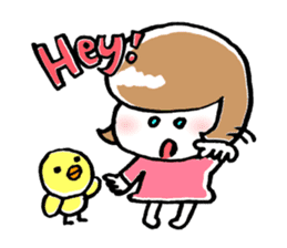 Petanko-chan (English version) sticker #1797002