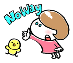 Petanko-chan (English version) sticker #1797017