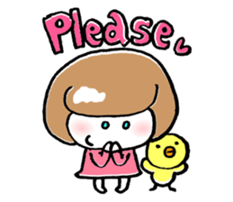 Petanko-chan (English version) sticker #1797021