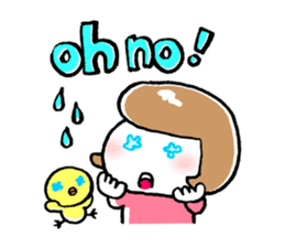 Petanko-chan (English version) sticker #1797026