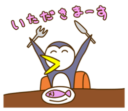 funny penguins sticker #1797404