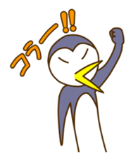 funny penguins sticker #1797417