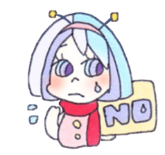 space girl sticker #1798208