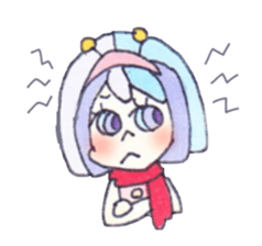 space girl sticker #1798212