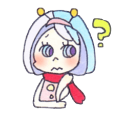 space girl sticker #1798216