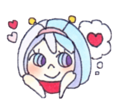 space girl sticker #1798217